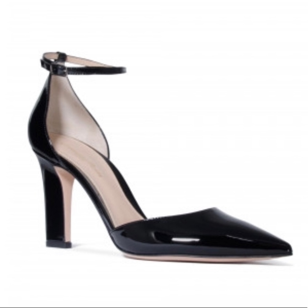Gianvito Rossi Women's Black Mila 85 Patent Pumps